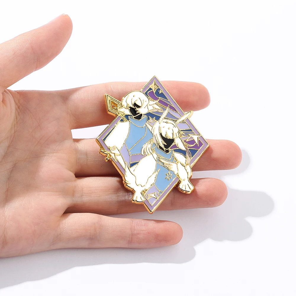 Аниме небо светильник ский свет тема металлический значок КНОПКА брошь булавки