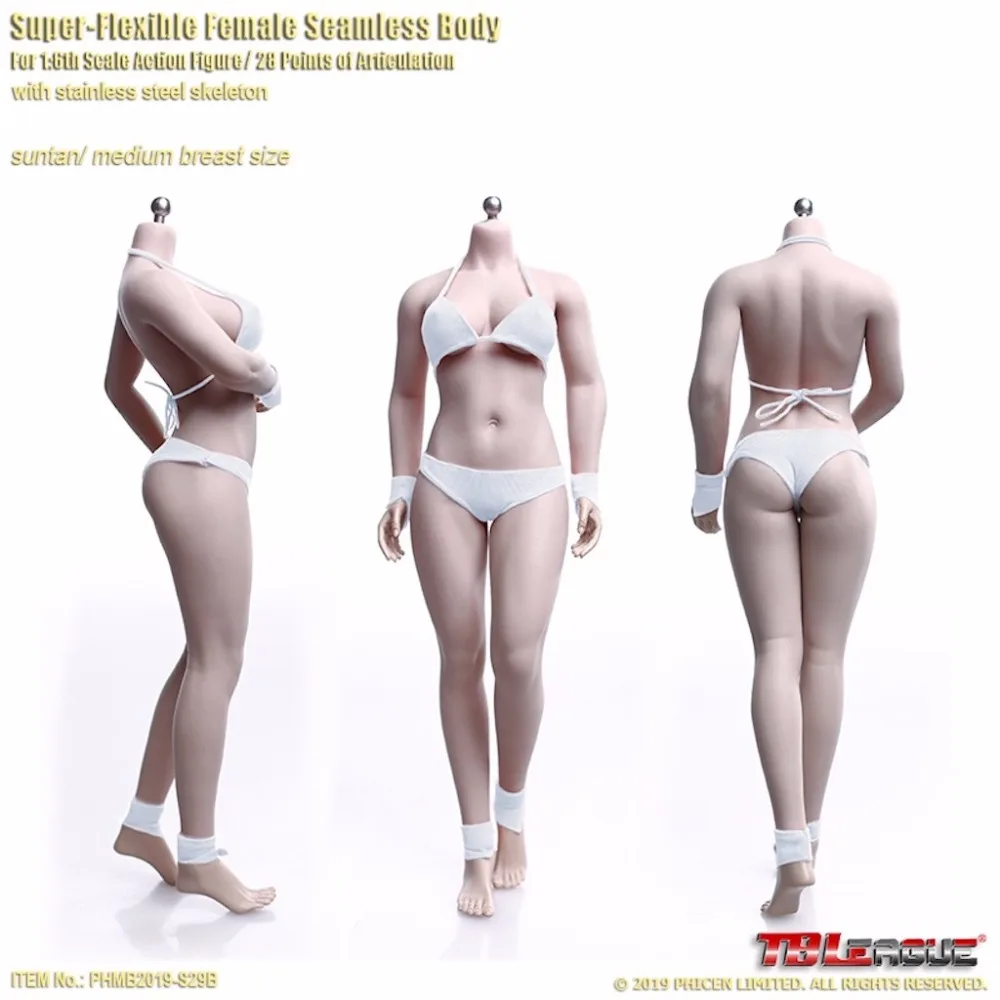 TBLeague 1/6 женские фигуры супер-гибкие Бесшовные тела S28A S29B пухленькая форма модель металлический скелет солдатские фигуры