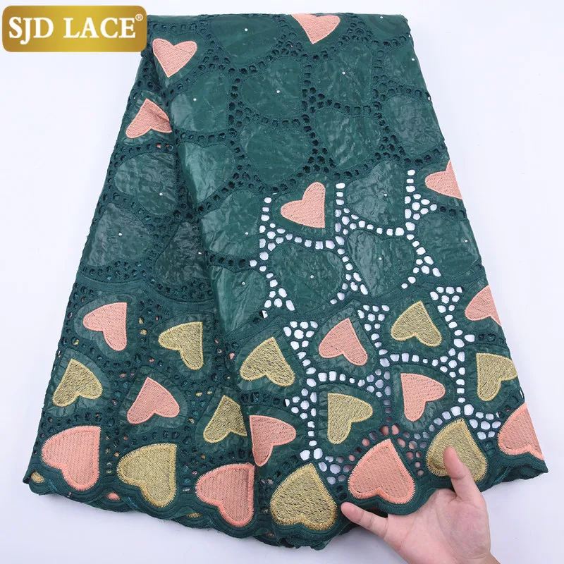 SJD кружева популярные Дубай Стиль африканская кружевная ткань вышивка Базен Riche