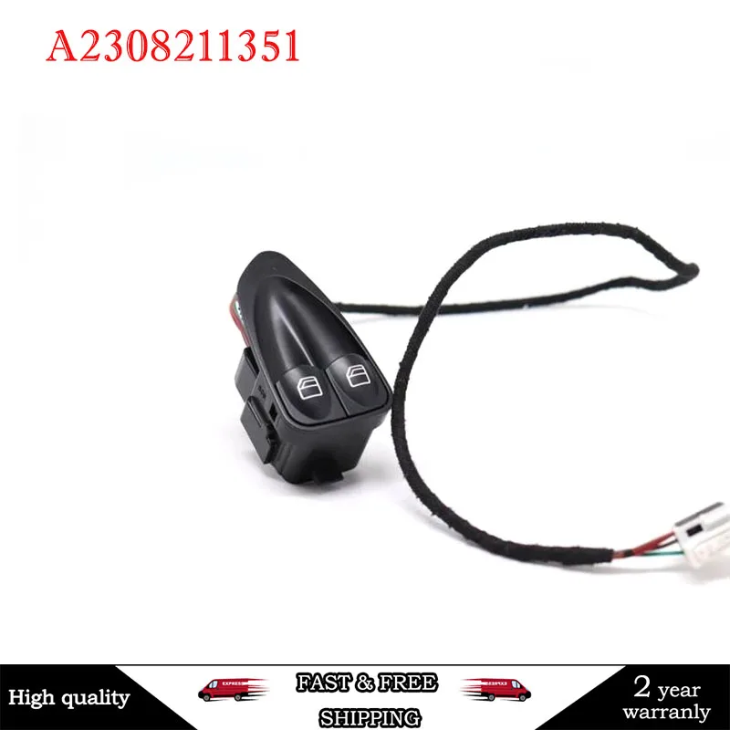 

Переключатель для левой двери и окна Mercedes-Benz R230 SL Class SL500 SL55 SL550 SL600 SL63 SL65 AMG A2308211351