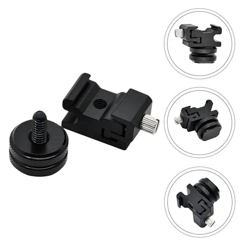 

8PCS/Set Hot Shoe Mount Adapter with Cold Shoe Flash Adapter Photography Supply