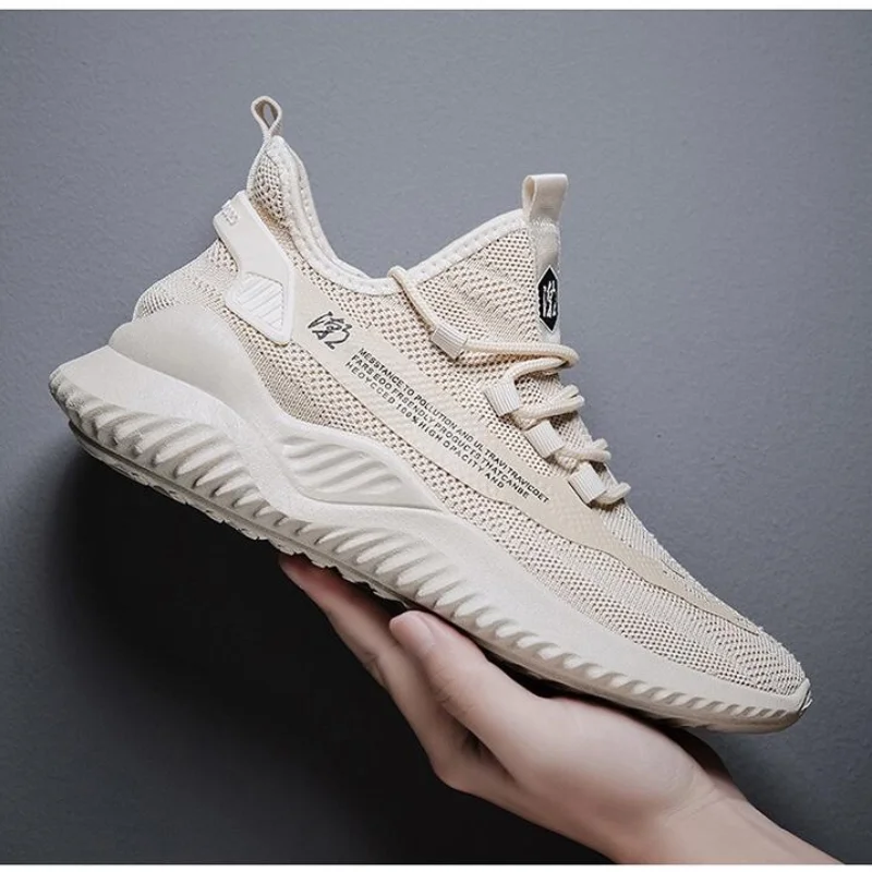 

2021 Casual Men's Male Pro Running Sneakers Summer Sports Lace Up Mesh Breathable Fashion Big Size Outdoor Vulcanized Shoes