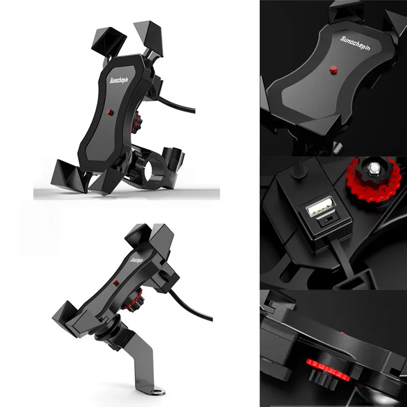 Горячий 360 ° велосипед мотоцикл Байк держатель для телефона с USB зарядное