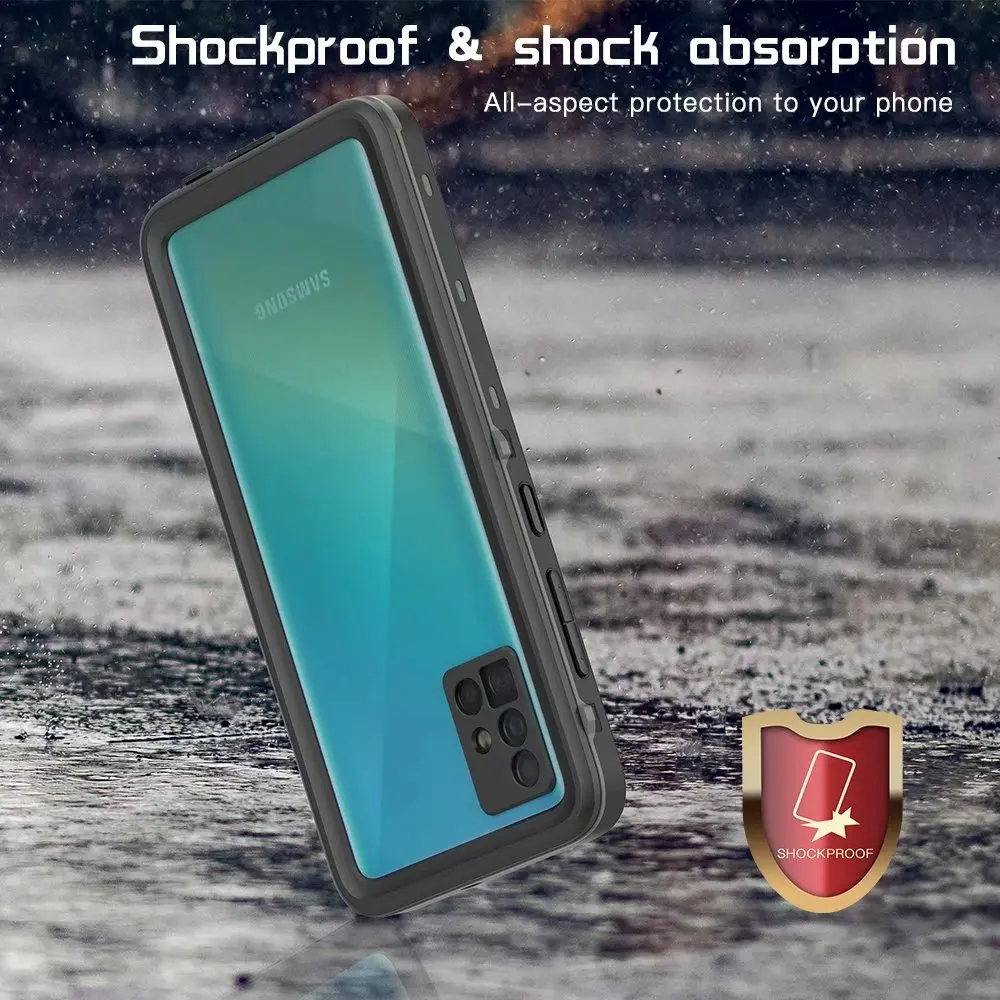 Водонепроницаемый чехол для Samsung Galaxy A51 Note 20 S10 S9 S8 Plus 9 8 S20 Note20 ударопрочный занятий