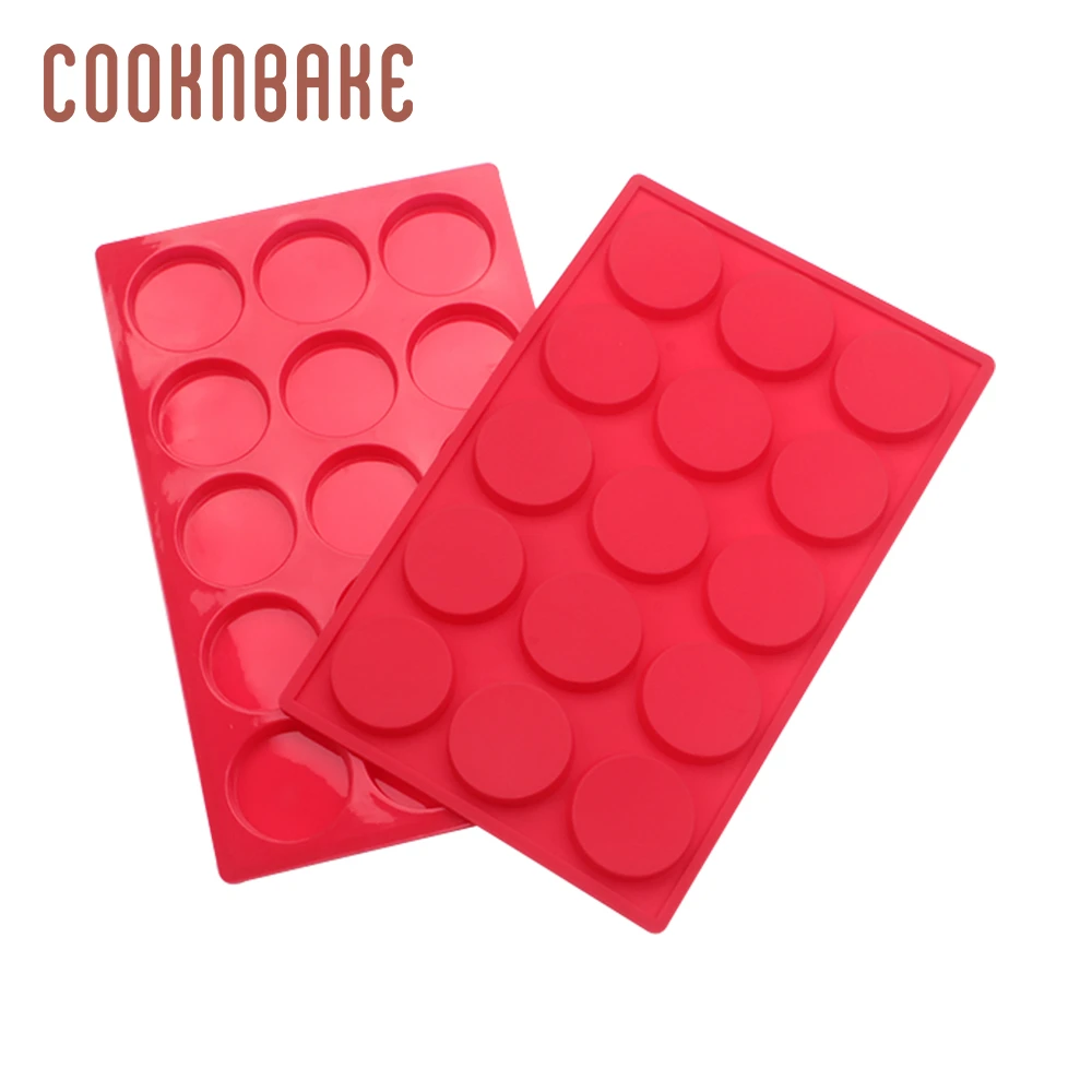 Силиконовая форма для печенья COOKNBAKE 15 полостей инструмент выпечки торта круглое
