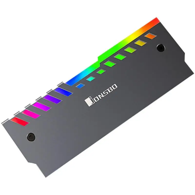 Jonsbo 2 шт RGB охлаждающий жилет памяти 256 цвет авто изменение рабочего стола NC-2 радиатор охлаждающий жилет теплоотвод ОЗУ