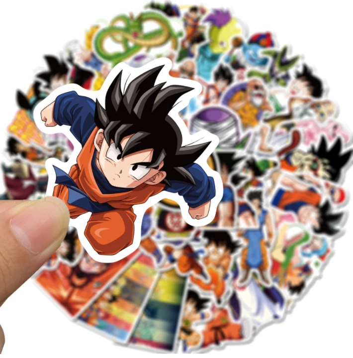 103050pcs anime monkey king graffiti waterproof skateboard travel suitcase phone laptop luggage stickers diy kids girl toys free global shipping