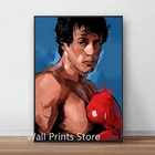 Современная Мотивационная Картина на холсте Рокки Бальбоа плакат бокс и принты Настенная картина для гостиной домашний декор
