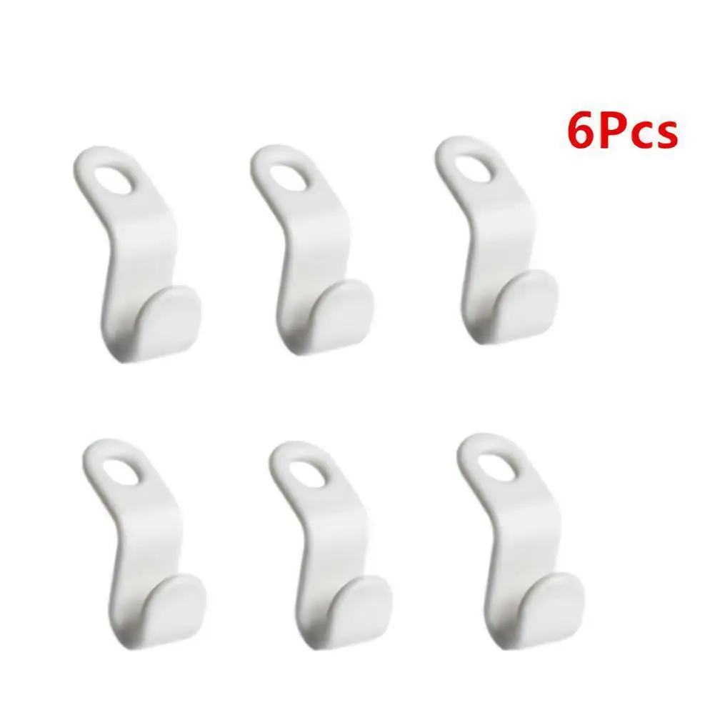 

6/12PCs Clothes Hanger Hook Folding Storage Holder Hanging Hook Hanger Wardrobe Space Connection Saving Connector Clothes Y2H4