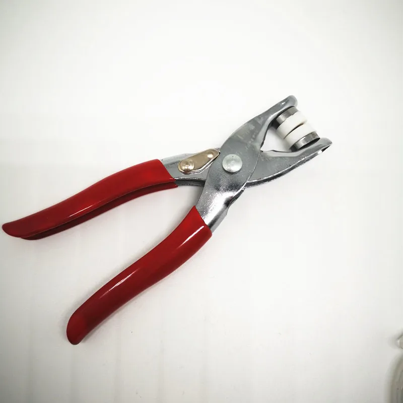 only plier REE Новые 100 наборы 10 мм Красочные жемчужные кнопки для кожи, кнопки защелки, крепления комбинированной кнопки - Цвет: only plier