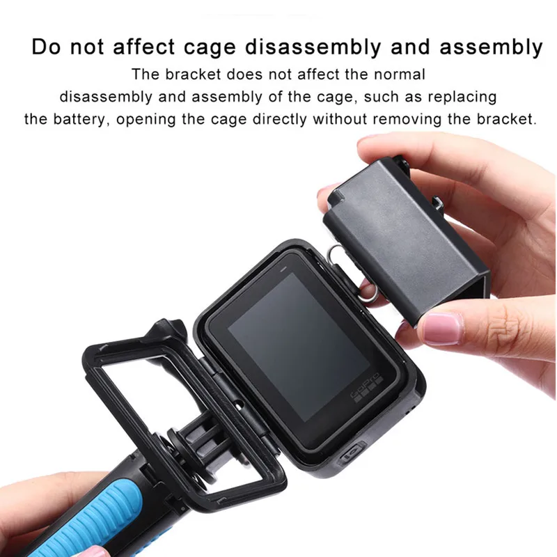 Быстросъемный держатель микрофона адаптер для GoPro 3 5 мм Gopro Hero 7/6/5 оригинальные