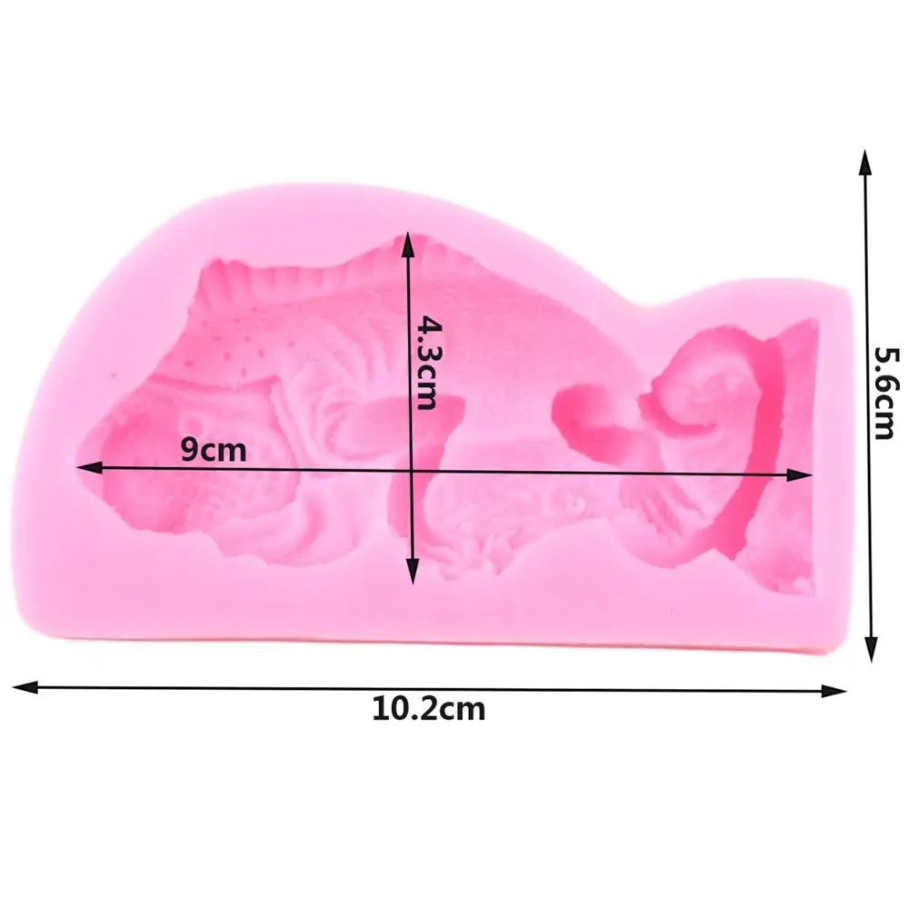 3D Lizard Gecko Silicone Molds DIY Animals Cake Baking Fondant Decorating Tools Polymer Clay Candy Chocolate Gumpaste Mould | Дом и сад