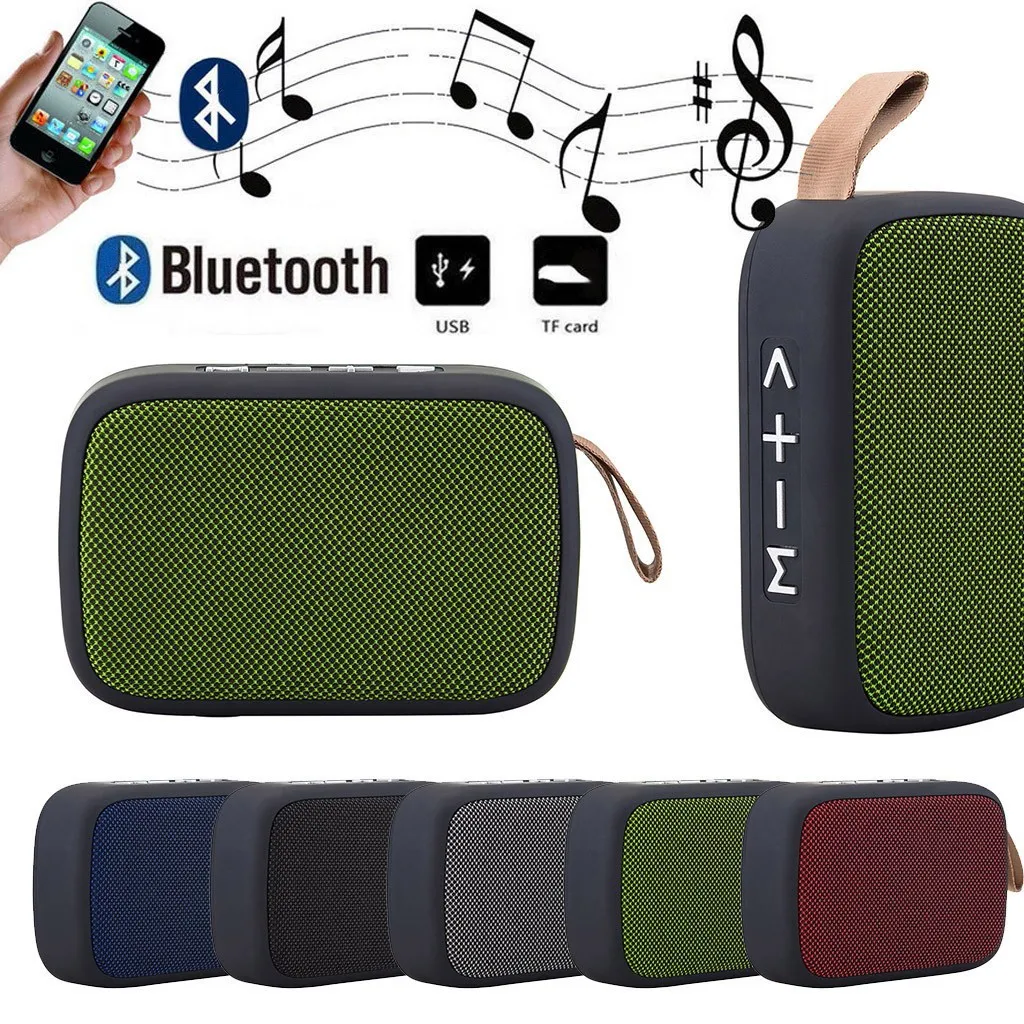 2021 Портативный беспроводной Bluetooth стерео TF карта FM Динамик для смартфона