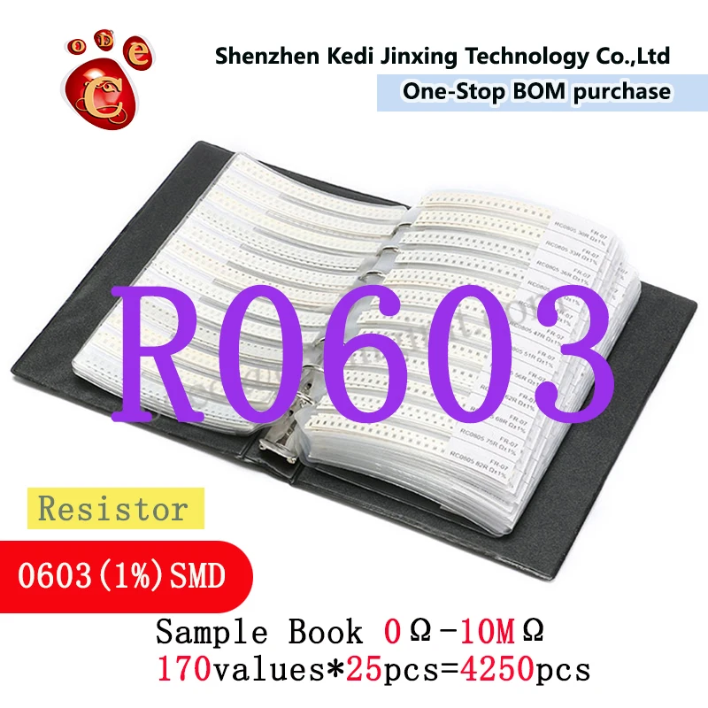 SMD-конденсатор образец резистора Book 50or2 5 шт./значения 0201 0402 0603 0805 0R ~ 10 м 1206 пФ 2 мкФ |