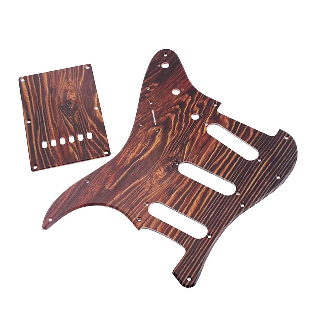 

Загруженная задняя крышка Alnico V Pickguard Darkwood для пикапов ST Guitar