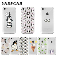 lovely penguin colorful cute phone case for iphone se 2020 11 pro x xr xs max 6 6s 7 8 plus soft clear cover mobile cases