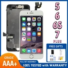 ЖК-дисплей AAA + для iPhone 6, 6S Plus, 7, 8, сменный сенсорный экран для iPhone 5 5S SE, 5C, 6P, 6SP, 7P, 8P, экран без битых пикселей, инструменты