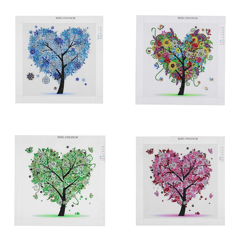 Набор для алмазной живописи сердце Дерево Искусство DIY домашний декор Стразы