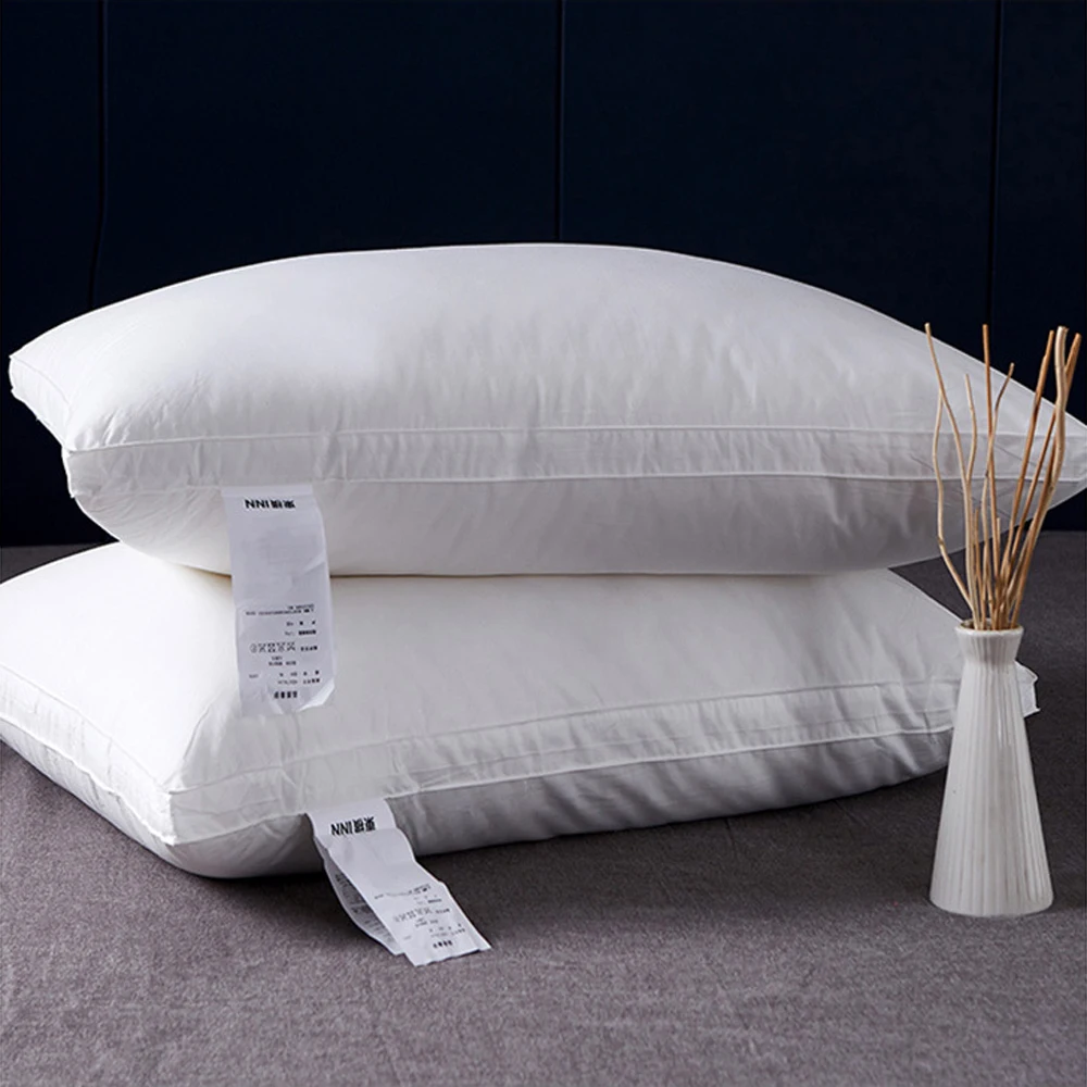 Эластичная подушка из микрофибры и гусиных перьев наполнитель для кровати
