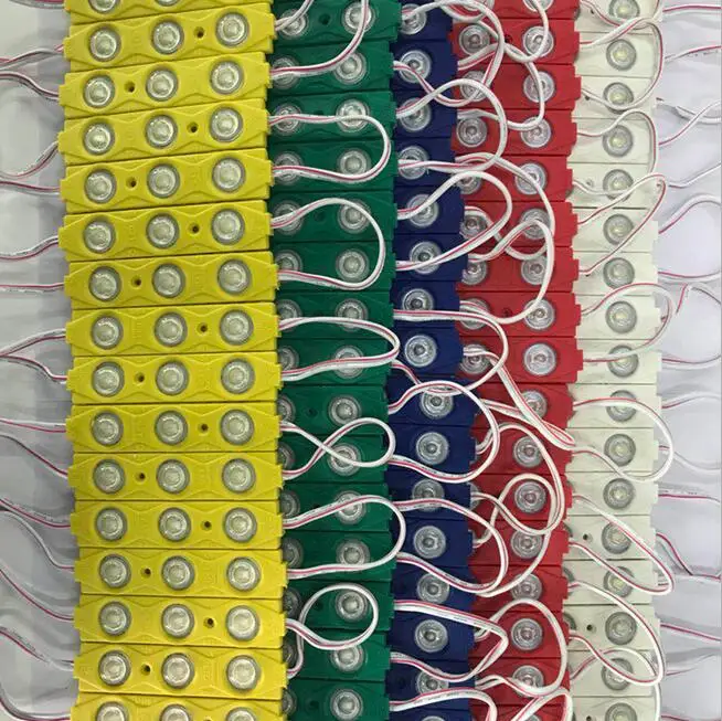 Новый 5730 3LED Светодиодный модуль с линзами Водонепроницаемый IP65 12 V 120degree1.5W белый