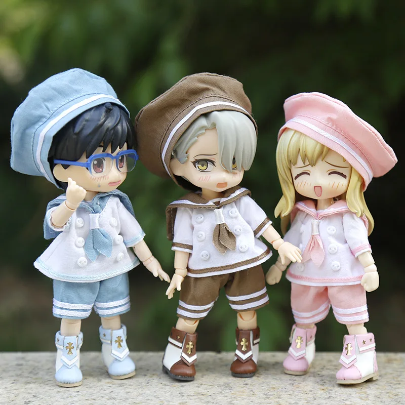 

OB11 doll clothes suitable for ob11 YMY BDOY9 MOLLY BJD DDF sailor suit doll accessories