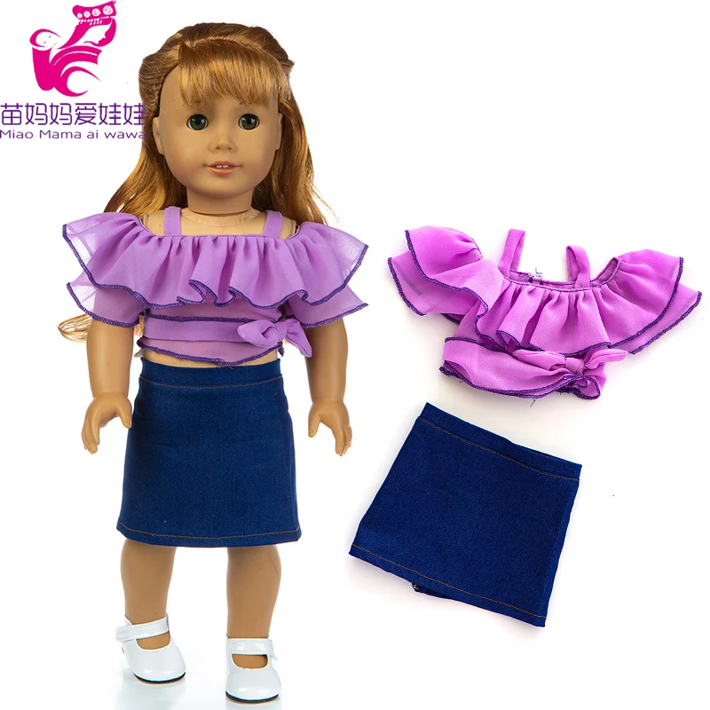 Кукла балетное платье для танцев подходит для 43 см born baby doll Одежда 18 дюймов американская кукла пальто