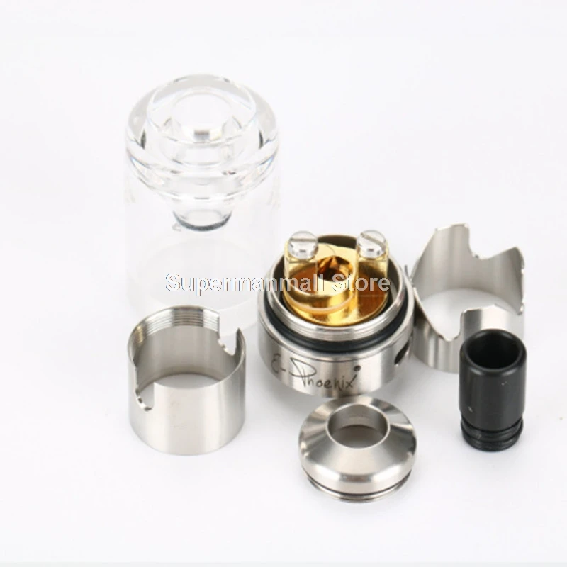 

Hurricane Mini RTA V2 Atomizer 2.5ml Capaticy Adjustable Airflow Top Filling 316 stainless steel E cigarette tank vs kayfun v5