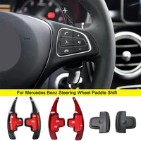 car accessories carbon fiber steering wheel shift paddle extension for mercedes benz a c e class cla glk gl ml slk 2013 2014