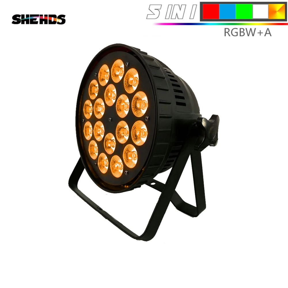 Small LED RGBW 4in1 SHEHDS 18x12 Вт/18x15 Вт/18X18 Вт Par огни алюминий Dj диско вечерние ночной клуб бар события Dj проектор мыть освещение сценическое освещение - Цвет: Small LED RGBW 4in1