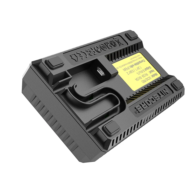 Зарядное устройство Nitecore UCN2 Pro с двумя слотами USB QC для Canon CANON DSLR EOS 60D 5D3 7D 70D 5D Mark II SLR
