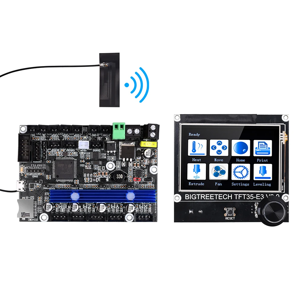 Плата управления BIGTREETECH E3 RRF V1.1 + TFT35 V3.0 IDEX запасные части для 3D-принтера Ender 3/5 PRO V2 SKR