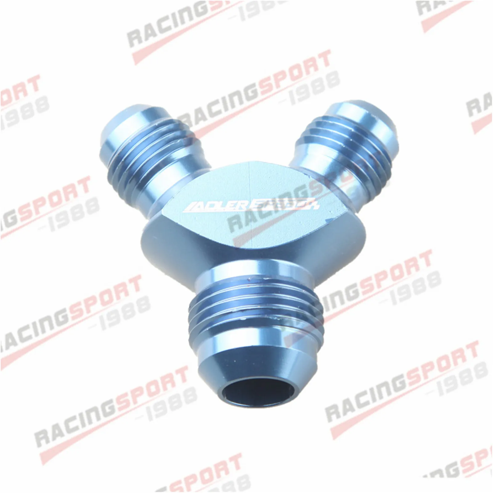 Новинка AN6 AN-6 x 6AN -6AN 8AN -8AN Y-образная вставка адаптер алюминиевый синий - купить по