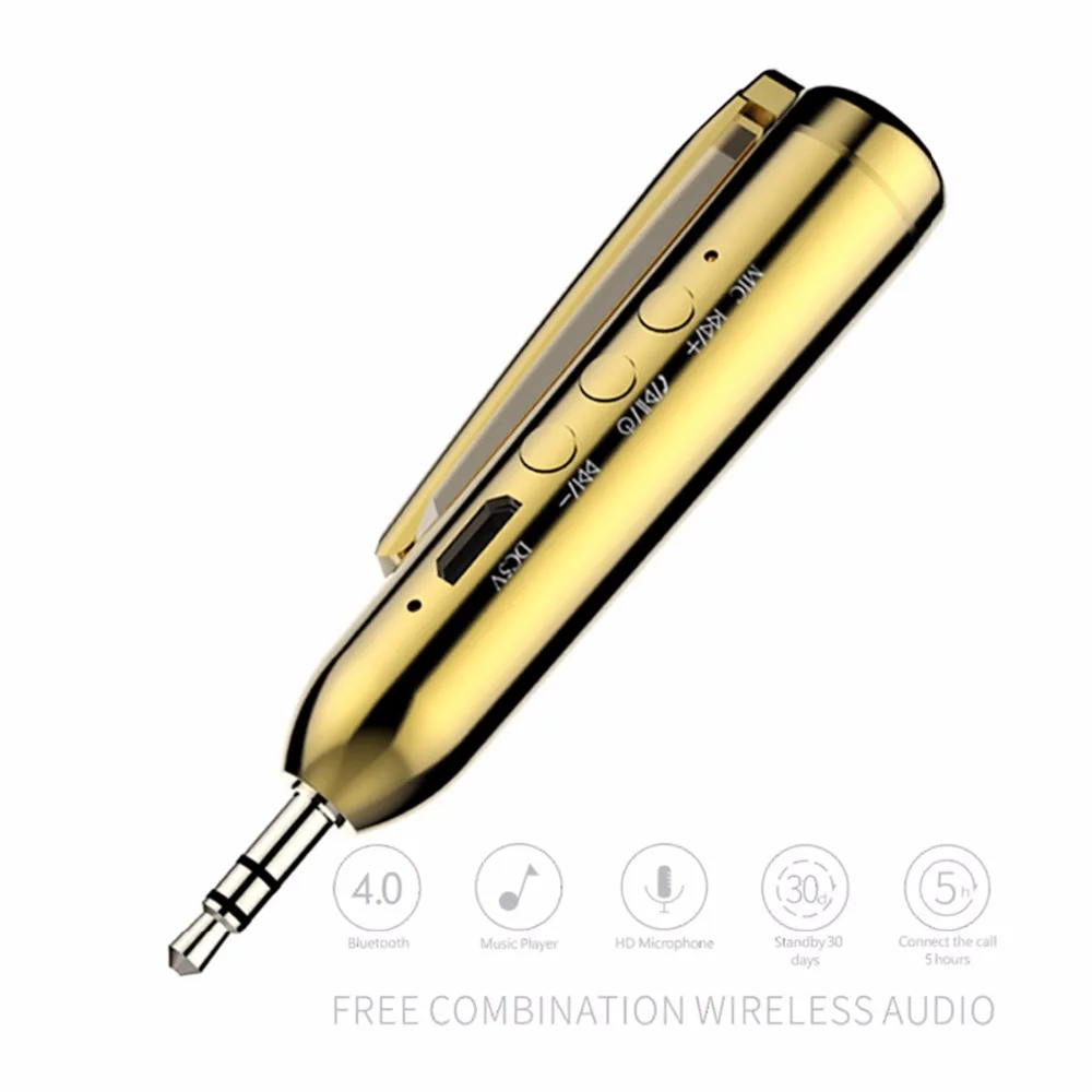 SOONHUA ручка Bluetooth 3 5 мм разъем Музыка Аудио адаптер Многофункциональный Handsfree
