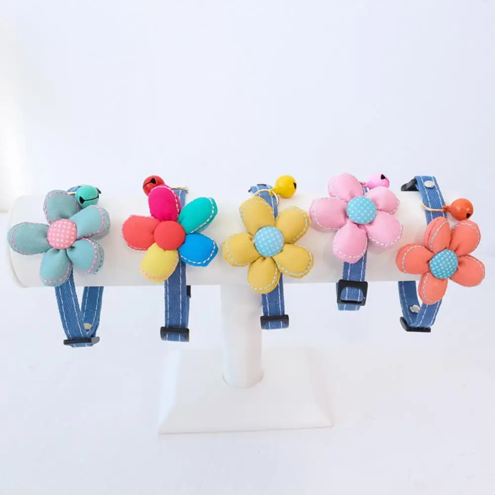 

Kitten Collar Multi-color Festival Decoration Pet Collar with Bell Christmas Collar Stylish