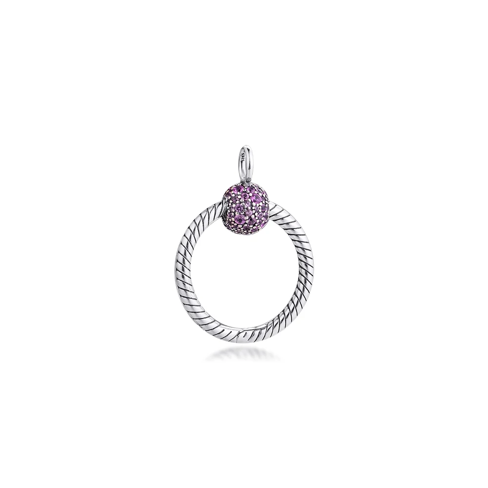 

Маленькое ожерелье CKK с розовым ПАВЕ, чокер, подвеска, ожерелья, чакры, ожерелье, женское ювелирное изделие из стерлингового серебра 925 пробы