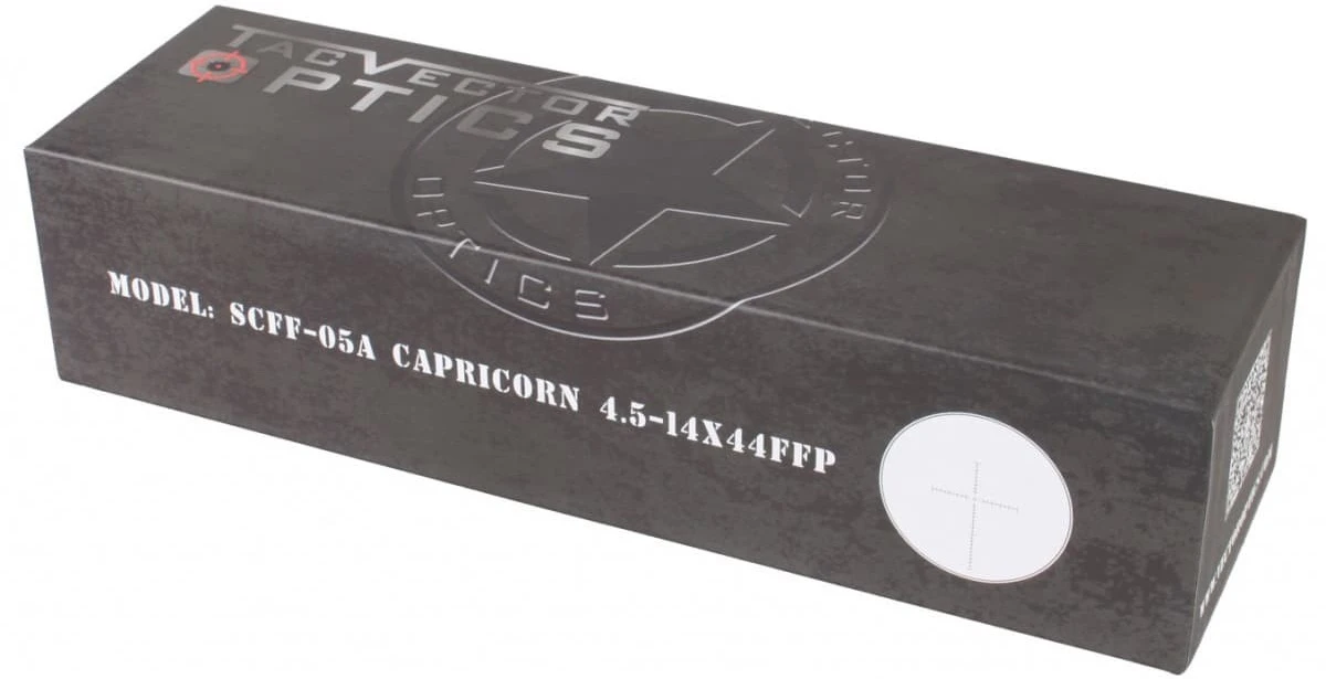 Векторная оптика Capricorn 4,5-14x44 FFP Riflescope Parallax Focus от 10 м 1/10 MIL Регулировочная винтовка Shock Proof. 50 BMG