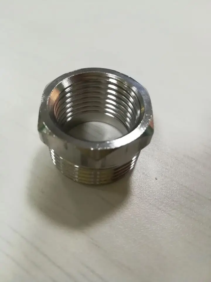 

1 PC New 3/4" Male X 1/2" Female Thread Reducer Bushing Pipe Fitting SS 304 NPT SA533 P0.11