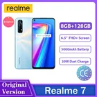 Смартфон Realme 7, быстрая зарядка, 8 ГБ, 128 ГБ, 5000 мАч, 30 Вт, 48 МП, NFC, четыре камеры, мобильный телефон