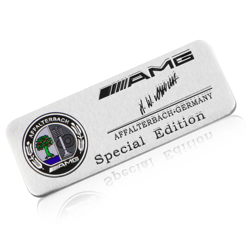 1 шт. 3D металлическая декоративная наклейка на автомобиль Автомобильные Боковые