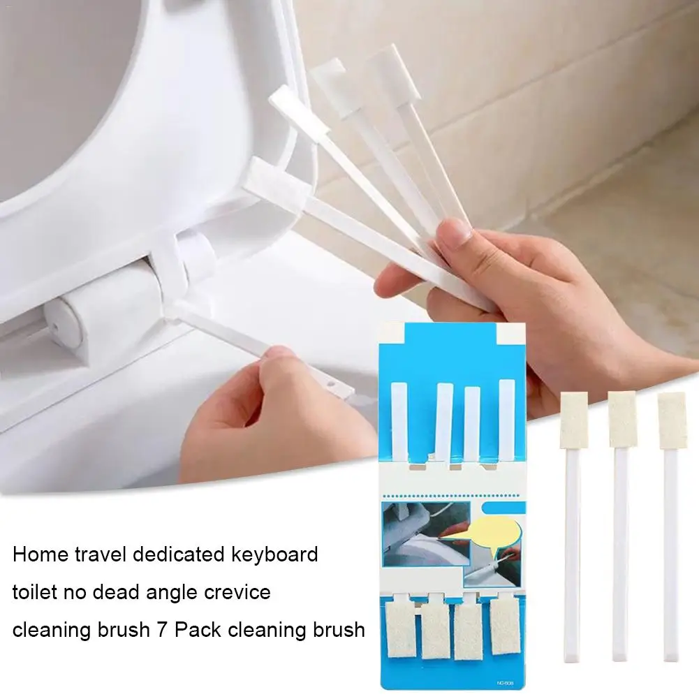 7 шт. клавиатура Туалет дверь и оконная щель-щетка для чистки Упаковка щетка дома