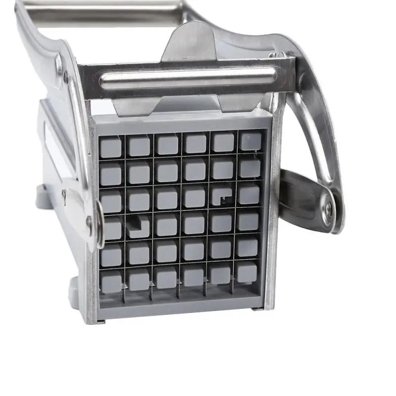 

2 Blade Useful Household Stainless Steel French Fries Cutting Machine Kichen Manual French Fry Cutters Manual Food Processor HWC