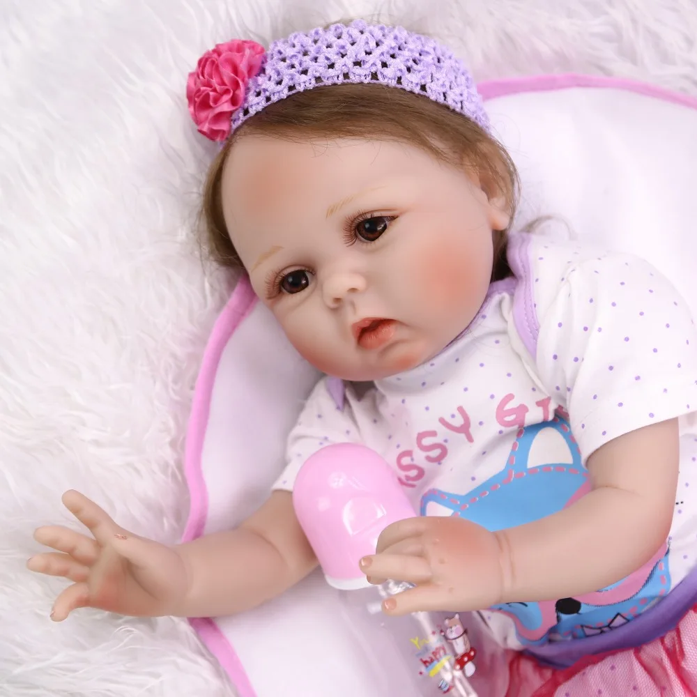 Bebes reborn realista виниловые Новорожденные принцессы Младенцы силиконовые куклы