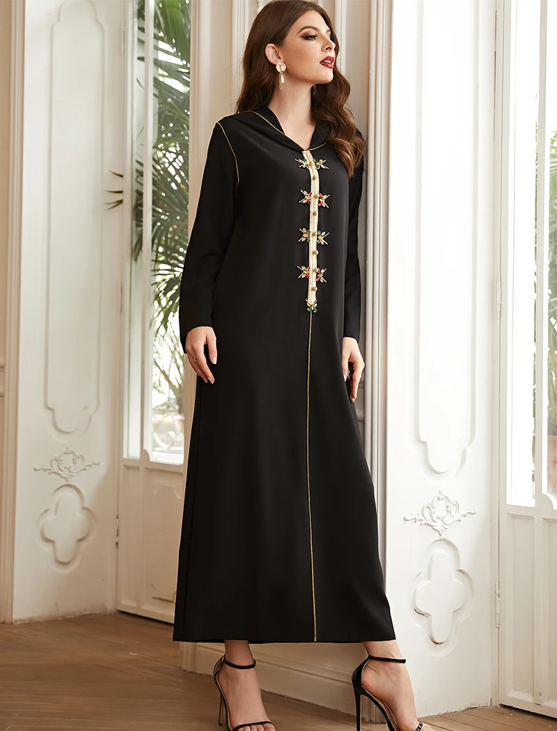 

Ramadan Abayas for Women Turkey Abaya Dubai Caftan Kaftan Moroccan Hijab Muslim Prayer Dress Islam Clothing Robe Musulmane