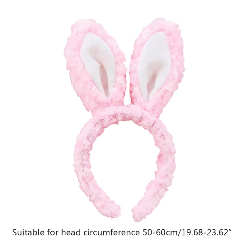 

Cartoon Plush Headband Bunny Ears Hairband Easter Christmas Cosplay Costume