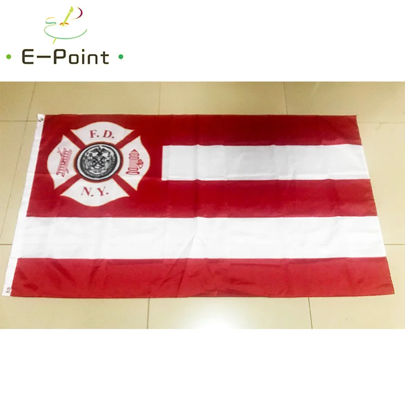 New York City Fire Department FDNY Flag 3ft*5ft(90*150cm) Size Christmas Decorations for Home Flag Banner Gifts
