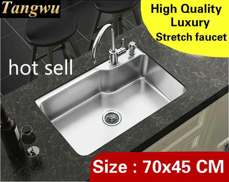 Бесплатная доставка роскошный тянущийся смеситель для мытья овощей кухонная