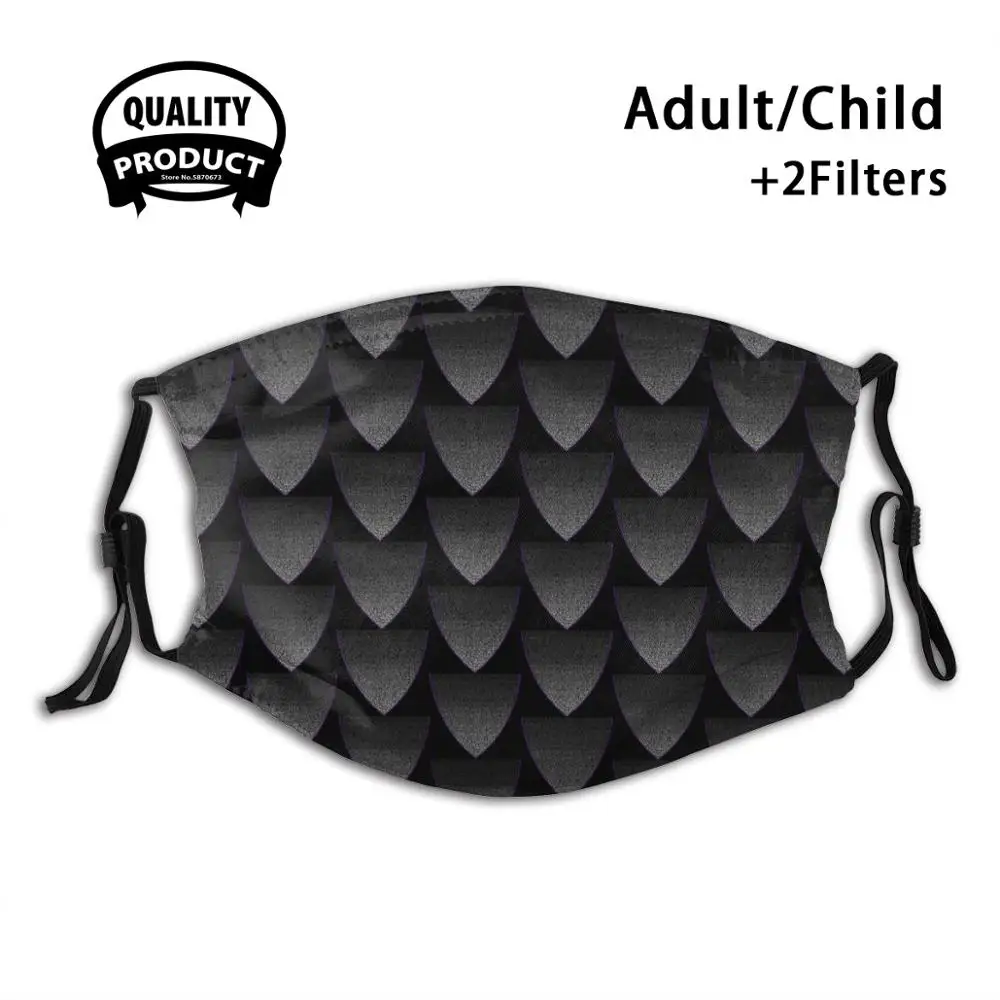

Dragon Born Scales Reusable Mouth Mask Washable Filter Anti Dust Face Masks Dragon Queen Scales Fish Lizard Mermaid Magic Born