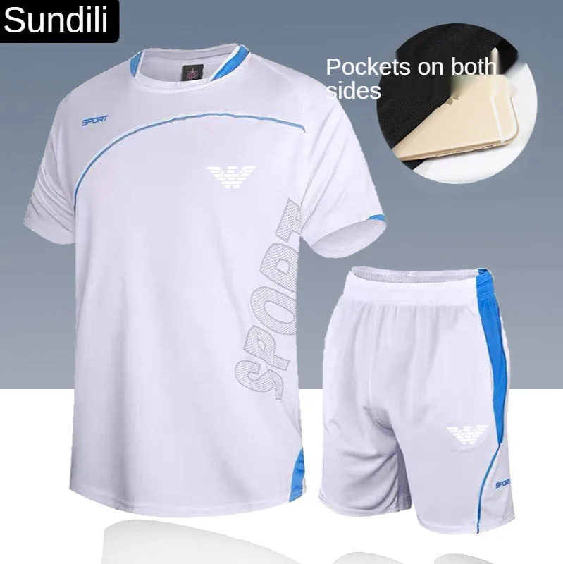 

High Quality Men's New Loose Sports Suit 5xl Quick-drying Running Suit Clothes New Sports Jogging Training Gym Sportswear