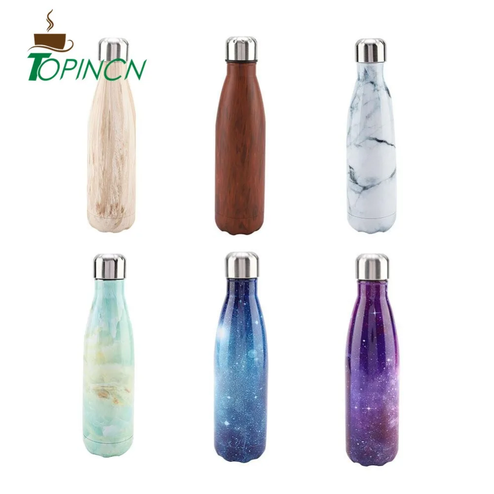 Бутылка в форме бутылки из нержавеющей стали изоляционная вакуумная фляжка