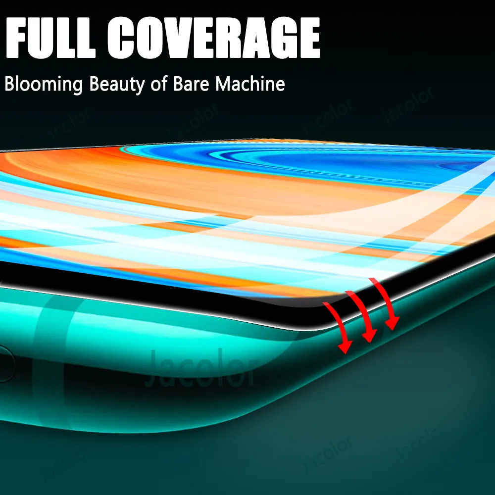 Защитная Гидрогелевая пленка 600D для Xiaomi Redmi Note 9 Pro Max задней панели экрана стекло